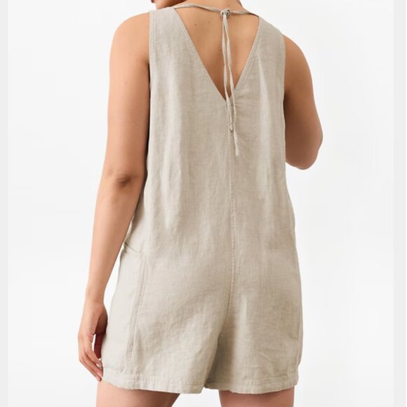 Athleta Retreat Linen Romper - Picture 3 of 3